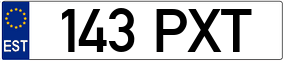 Truck License Plate